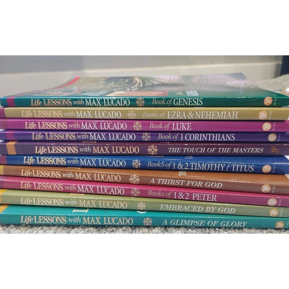 Life Lessons with Max Lucado Bundle Of 10 (Paperback books) Study Bibles NCV